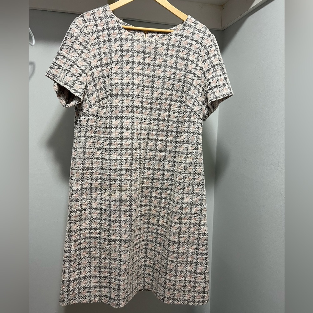 Plus size Calvin Klein tweed short sleeved dress.